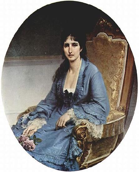 Francesco Hayez Portrat der Antonietta Negroni Prati Morosini oil painting image